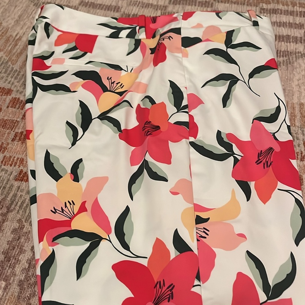 Floral Print Women's Pants -Emma